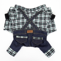 Комбинезон "Men", размер S (ДС 25 см, ОГ 35 см, ОШ 25 см), синий