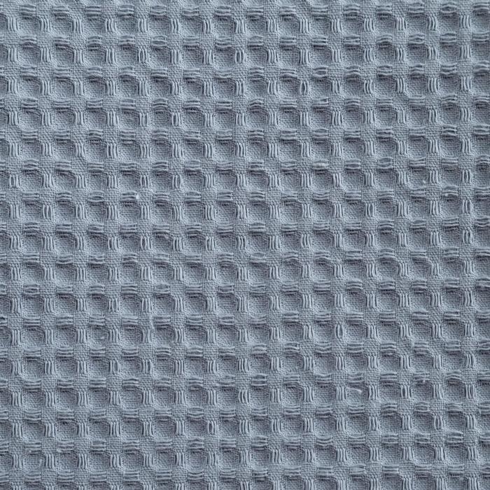 Полотенце вафельное &laquo;Этель&raquo; 70х140 см, цвет серый, плотность 240 г/м2