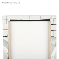 Модульная картина "Красный автомобиль" (2-25х50, 30х60 см) 60х80 см