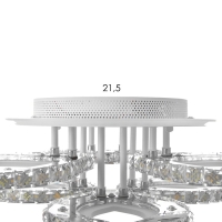 Люстра с ПДУ "Лючия" 6хLED 204Вт 3000-6000К RGB белый 70х70х10см