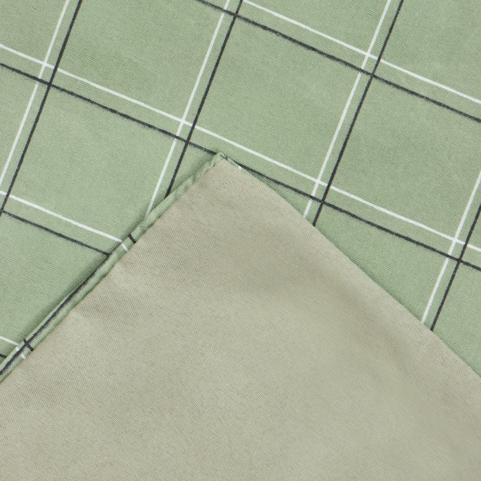 Постельное бельё Этель дуэт Green cage 150х215см-2 шт, 225х240см, 50х70&plusmn;3 см-2 шт, новосатин
