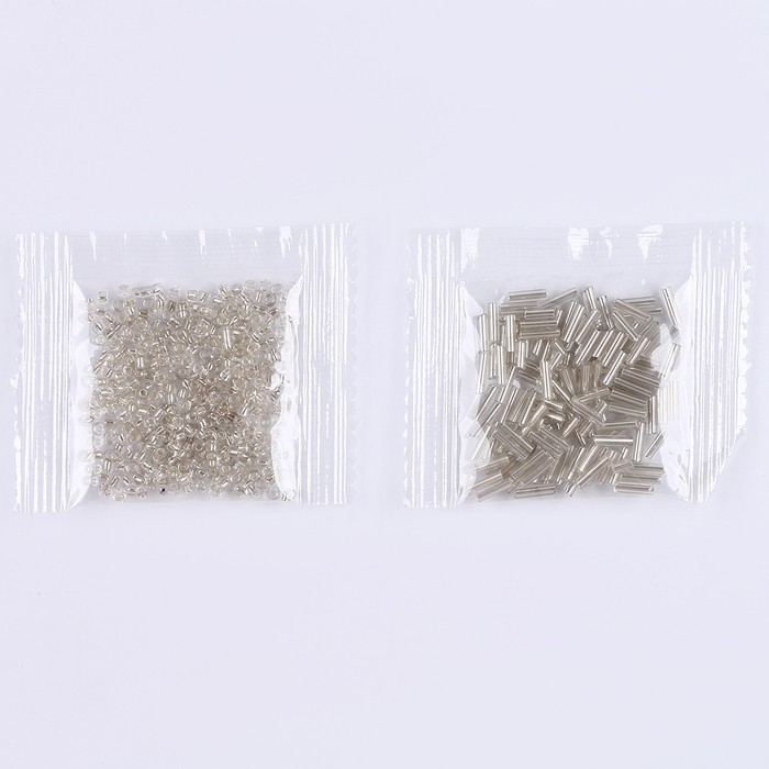 Браслет из бисера своими руками с посланием &laquo;Азбука Морзе&raquo;, цвет серебряный, набор для плетения браслетов