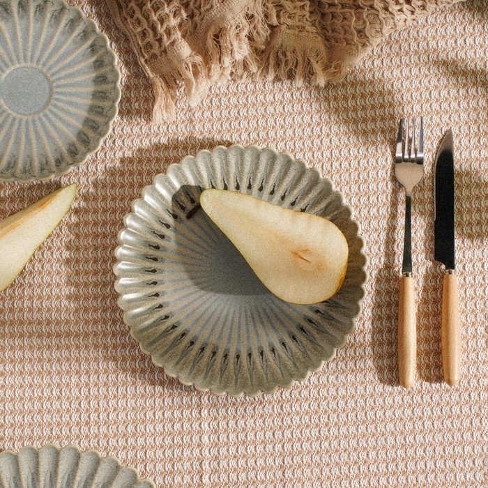 Блюдо для подачи SL Home &laquo;Эхо Крита&raquo;, d=28 см, цвет голубой