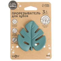 Прорезыватель силиконовый &laquo;Тропики&raquo;, цвет зеленый, Mum&Baby