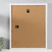 Фоторамка МДФ "Ellis" 40x50 см, с паспарту, белый 76739 (пластиковый экран)