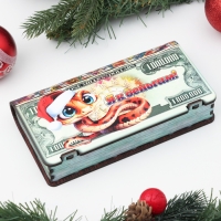 Купюрница "Символ года 2025.Я к деньгам" Купюрница "Символ года 2025.Я к деньгам"