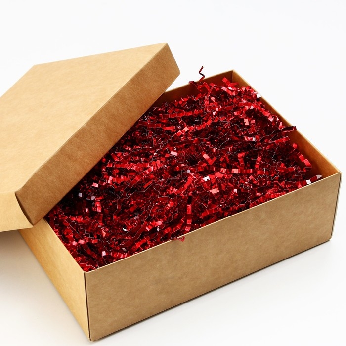 Наполнитель для шаров и подарков, упаковка, &laquo;Бордо&raquo; , 15 х 26 см