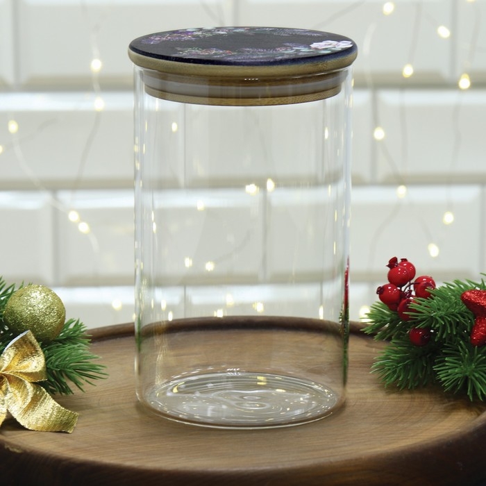 Новый год. Банка для хранения &laquo;Зимние истории&raquo;, 950 мл