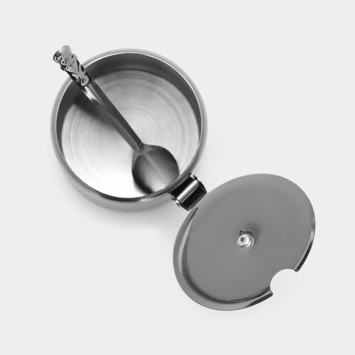 Сахарница из нержавеющей стали &laquo;Бьёрн&raquo;, 200 мл, 7,5&times;5,4 см