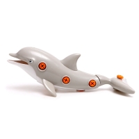 Конструктор винтовой «Дельфин», с отвёрткой, 15 элементов Конструктор винтовой «Дельфин», с отвёрткой, 15 элементов