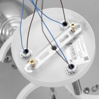 Люстра "Айлин" 3х60вт Е14 Белый,хром 55х55х20см Люстра "Айлин" 3х60вт Е14 Белый,хром 55х55х20см