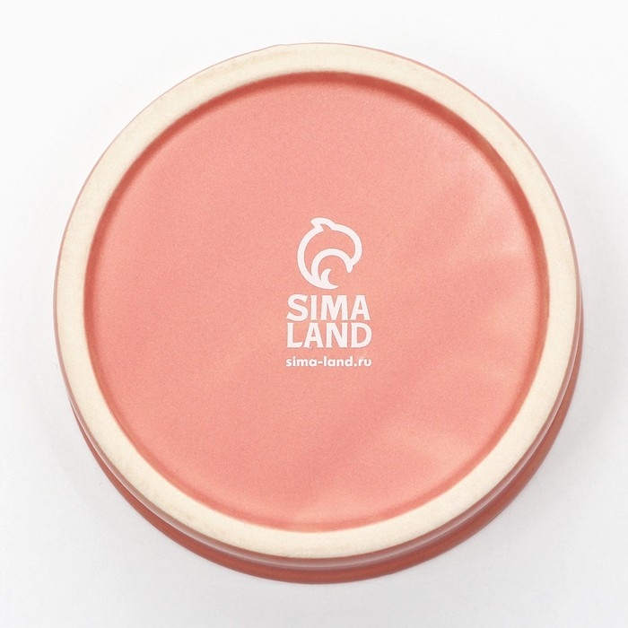 Керамическая миска 200 мл, розовая