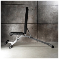 Скамья силовая, складная, с регулируемым наклоном