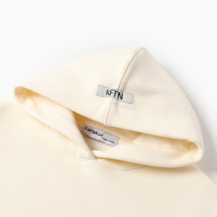 Костюм детский с начёсом (толстовка, брюки) KAFTAN р.30 (98-104), молочный Костюм детский с начёсом (толстовка, брюки) KAFTAN р.30 (98-104), молочный