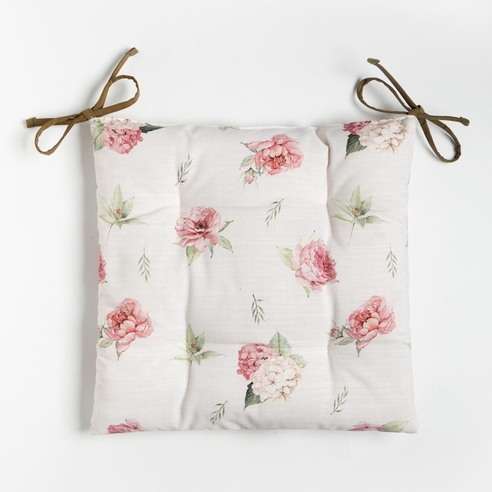 Сидушка на стул Этель Tenderness 42х42 см, 100% хл, репс 210 г/м2 Сидушка на стул Этель Tenderness 42х42 см, 100% хл, репс 210 г/м2