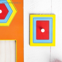 Рамка-вкладыш М. Монтессори &laquo;Паутинка 1&raquo; МИКС