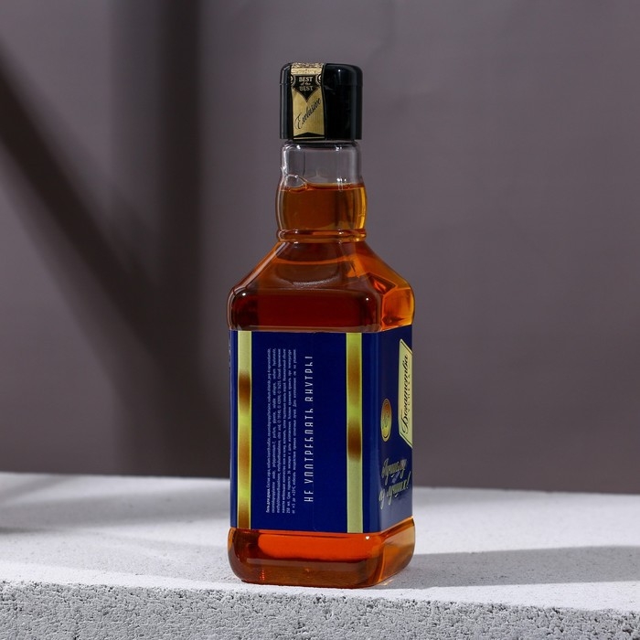 Новогодний подарочный набор косметики &laquo;Богатства и процветания!&raquo;, гель для душа во флаконе виски 250 мл и ремень, Новый Год