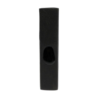 Молоток слесарный ЛОМ, квадратный боек, деревянная рукоятка, 400 г