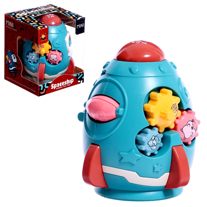 Развивающая игрушка «Ракета», звуковые эффекты, цвета МИКС Развивающая игрушка «Ракета», звуковые эффекты, цвета МИКС