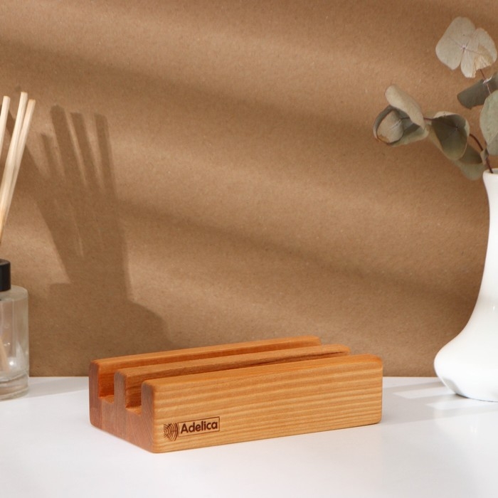 Набор разделочных досок на подставке 2 шт: 38&times;18, 28&times;18 см, пропитаны минеральным маслом, берёза