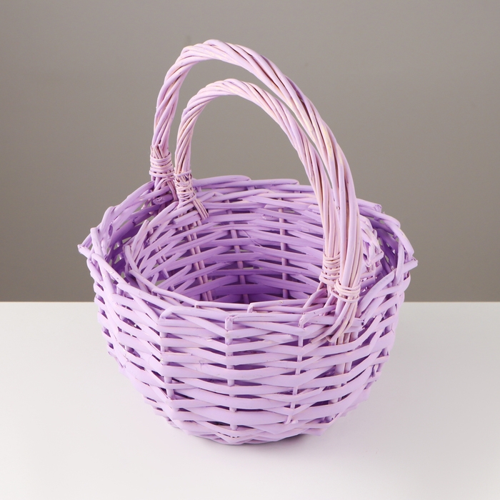 Набор корзин, 2 шт, 24&times;13&times;26 см, 19&times;11&times;22 см, ива