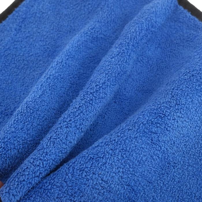 Тряпка для мытья авто, CARTAGE, микрофибра, 400 г/м&sup2;, 20&times;30 cм, сине-серая