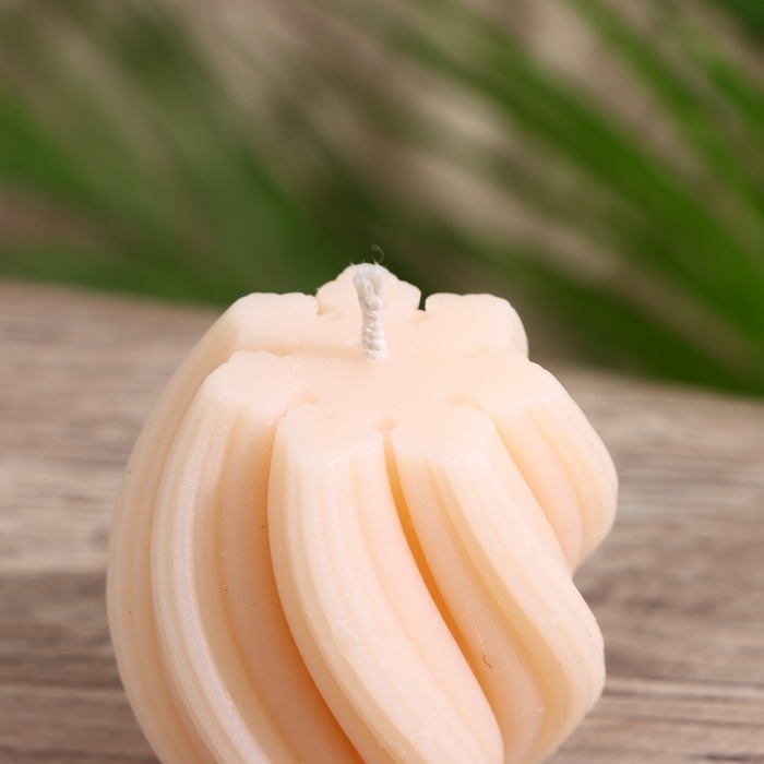 Свеча Свеча "Волнистые линии" 5х5х6 см, соевый воск МИКС