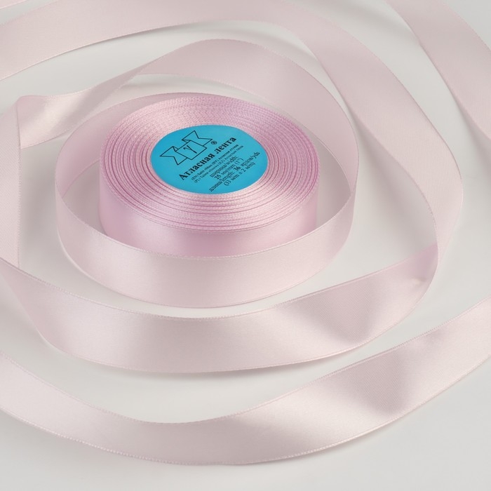 Лента атласная, 25 мм × 33 ± 2 м, цвет сиреневый №080 Лента атласная, 25 мм × 33 ± 2 м, цвет сиреневый №080