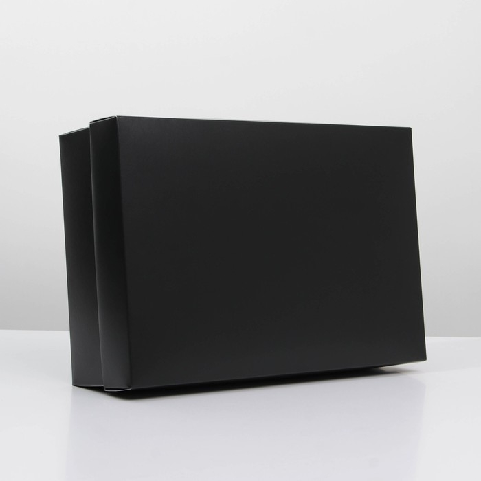 Коробка подарочная складная, упаковка, &laquo;Черная&raquo;, 30 х 20 х 9 см