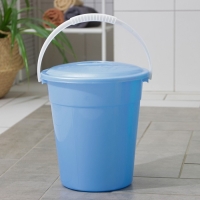 Ведро пищевое с крышкой &laquo;Евро&raquo;, 8 л, особопрочное, цвет МИКС