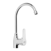 Смеситель для кухни ZEIN Z2659, однорычажный, картридж керамика 40 мм, латунь, хром Смеситель для кухни ZEIN Z2659, однорычажный, картридж керамика 40 мм, латунь, хром