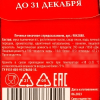 Печенье с предсказанием в коробке-домике &laquo;Новогодняя почта&raquo;, 1 шт