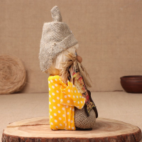 Оберег-домовой "Дед с самоваром и подковой", микс 27х18х18 см Оберег-домовой "Дед с самоваром и подковой", микс 27х18х18 см