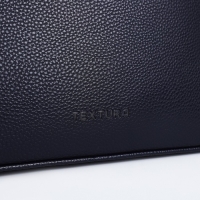 Сумка женская TEXTURA, тоут, средний размер, цвет синий