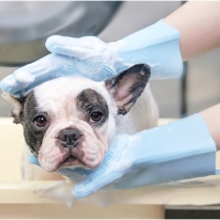 Перчатки хозяйственные Доляна, 28&times;14 см, силиконовые, цвет бирюзовый