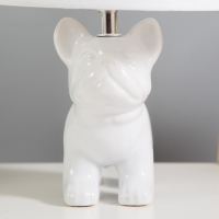 Настольная лампа "Бернард" 1х40Вт Е14 провод-1,6м белый 21х21х30см Настольная лампа "Бернард" 1х40Вт Е14 провод-1,6м белый 21х21х30см