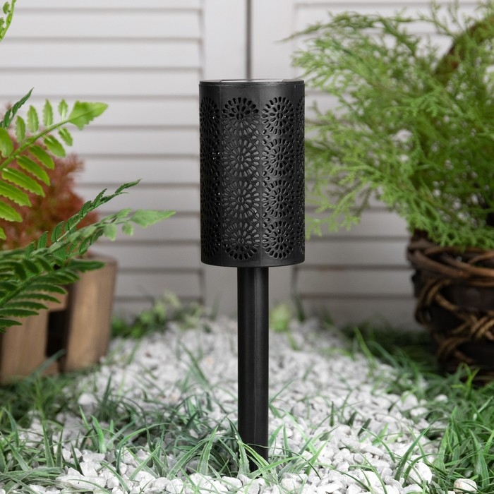 Садовый светильник &laquo;Старт&raquo; &laquo;Марокко&raquo; на солнечной батарее, 6.5 &times; 39 &times; 6.5 см, эффект пламени