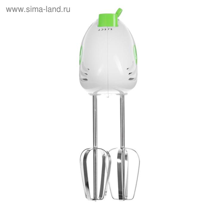 Миксер Миксер "Матрёна" MA-012, ручной, 150 Вт, 7 скоростей, 2 насадки, бело-зелёный