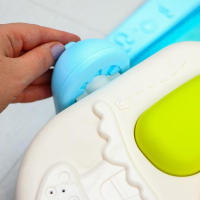 Развивающий коврик &laquo;Жирафик&raquo;, с пианино, голубой