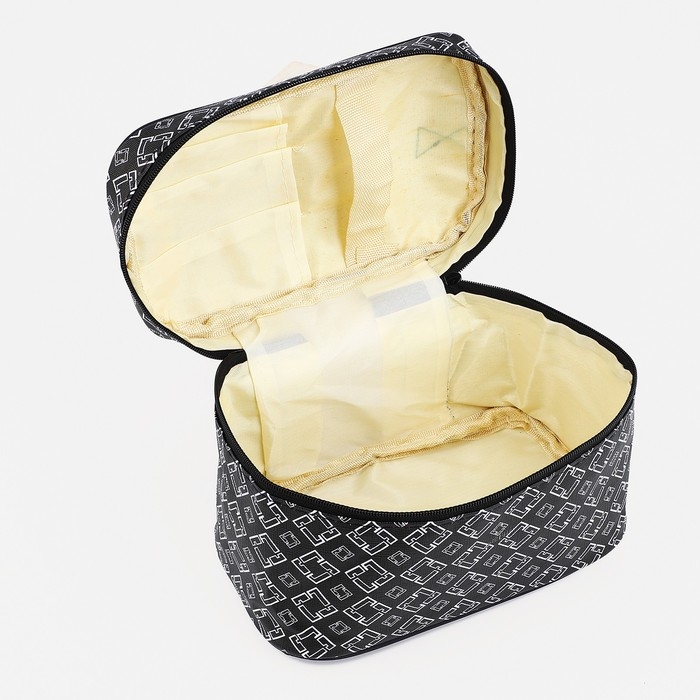 Косметичка на молнии, цвет чёрный Косметичка на молнии, цвет чёрный