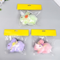 Декор пасхальный "Кролик с ленточкой и цветком на шее" МИКС 13 см Декор пасхальный "Кролик с ленточкой и цветком на шее" МИКС 13 см