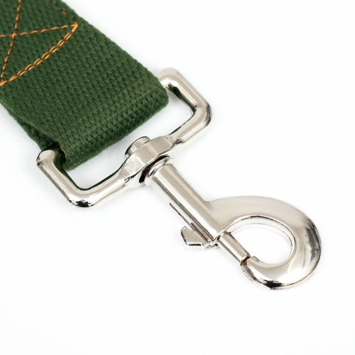 Поводок брезентовый 10 м х 3,5 см, хаки Поводок брезентовый 10 м х 3,5 см, хаки