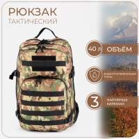 Рюкзак тактический, Taif, 40 л, отдел на молнии, 3 наружных кармана, цвет камуфляж/бежевый Рюкзак тактический, Taif, 40 л, отдел на молнии, 3 наружных кармана, цвет камуфляж/бежевый