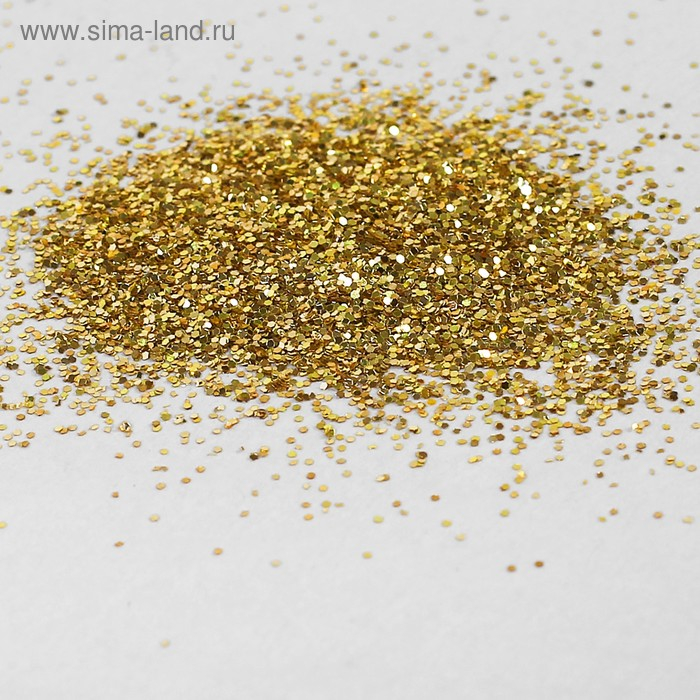 Наполнитель для шара &laquo;Блёстки&raquo;, 0.4 мм, 500 г, цвет золотой