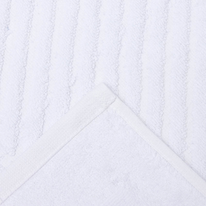 Полотенце для ног 50х70см, белый, 700г/м, хл100%