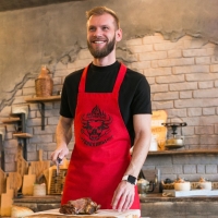 Фартук мужской Этель &laquo;Укротитель говядины&raquo;, 77&times;75см, 100 % хлопок