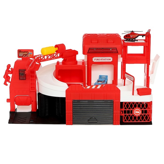 Парковка &laquo;Пожарный участок&raquo;, свет, звук, стреляет водой