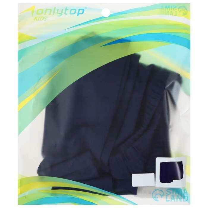 Плавки для плавания ONLYTOP, р. 38, цвет синий Плавки для плавания ONLYTOP, р. 38, цвет синий