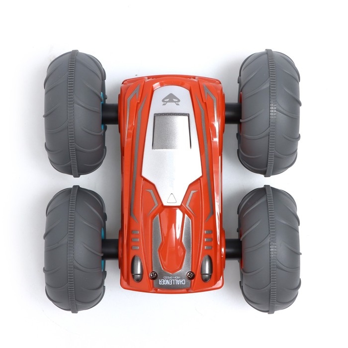 Машина-перевёртыш радиоуправляемая &laquo;Монстр&raquo;, работает от аккумулятора, цвет синий