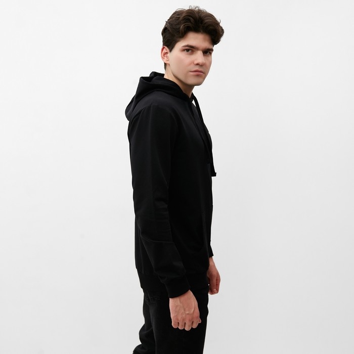 Толстовка мужская с капюшоном MIST Men's casual размер 52, черный